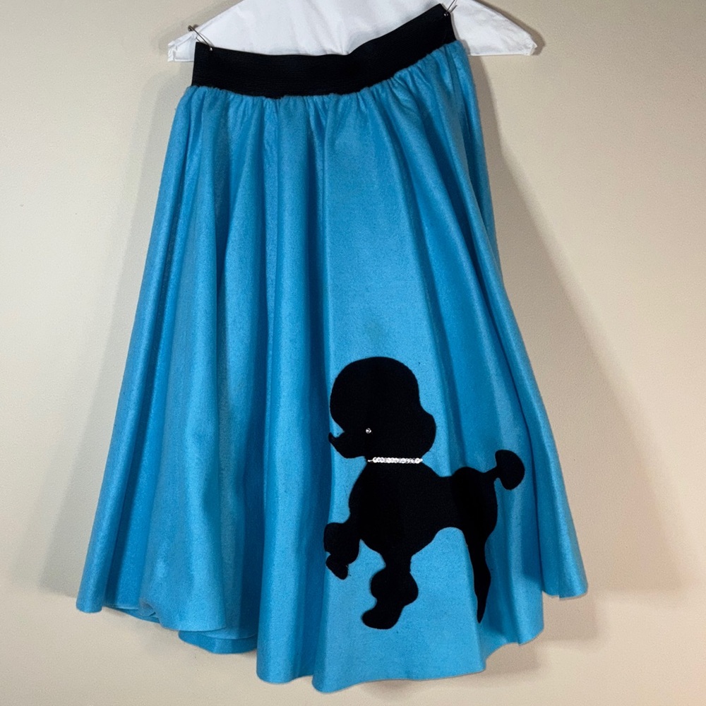 Blue Poodle Skirt